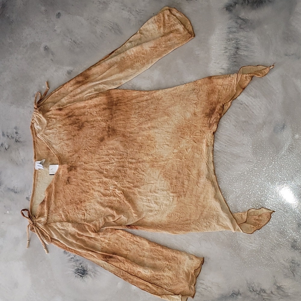 Jasmine USA shoulder open sleeve tie